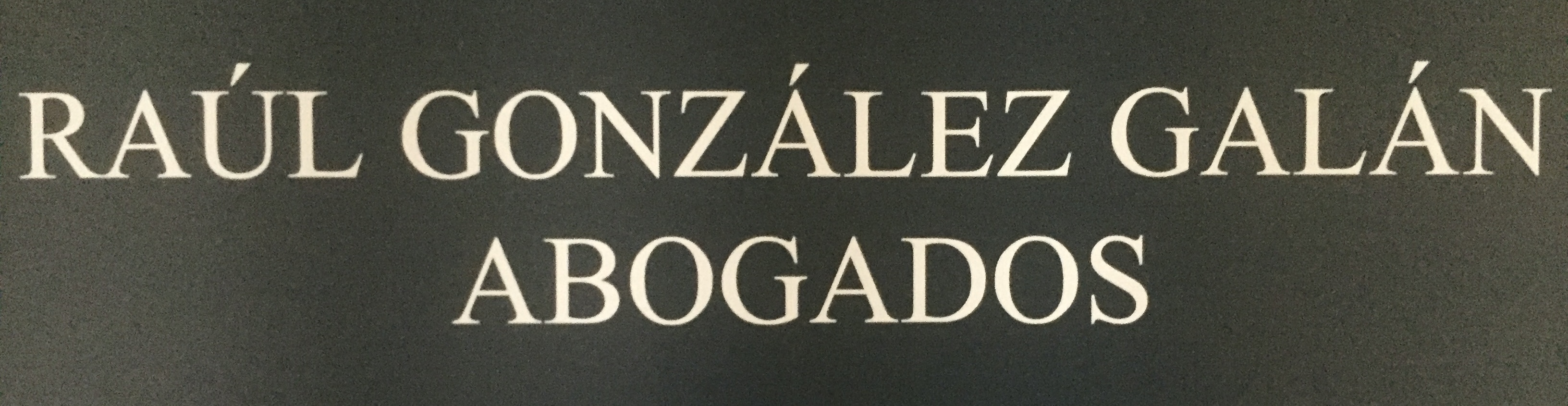 RAUL GONZALEZ GALAN